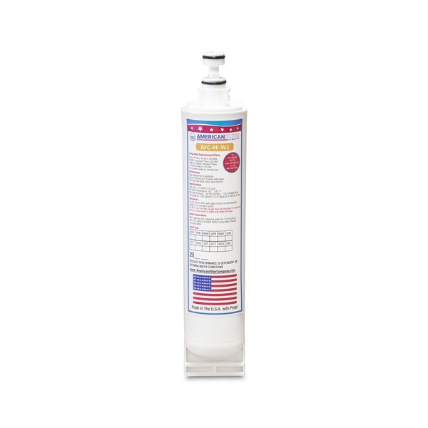 American Filter Co AFC Brand AFC-RF-W1, Compatible to Whirlpool 4396510 Refrigerator Water Filters (1PK) Made by AFC 4396510-AFC-RF-W1-1-68545